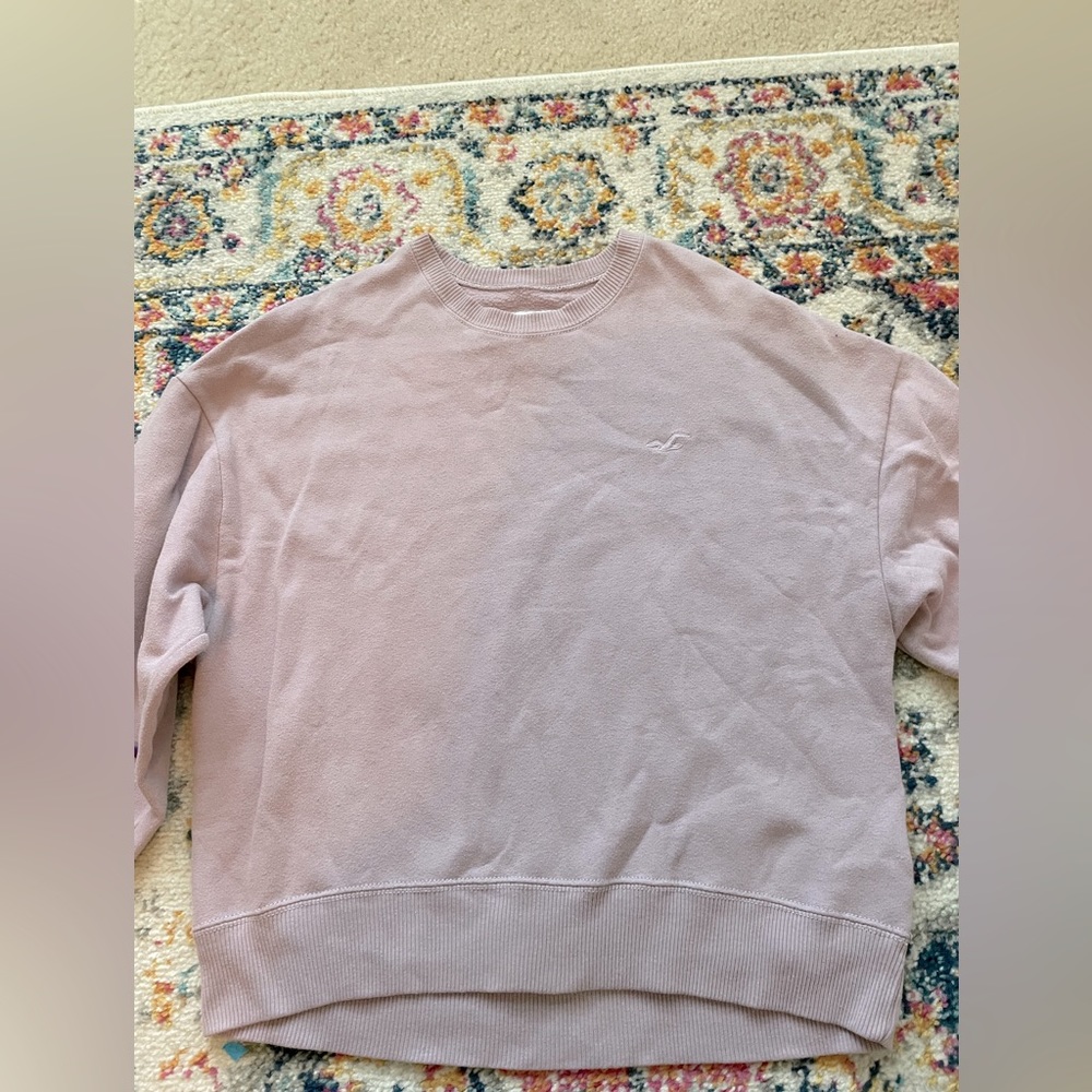 Purple Holister Crewneck